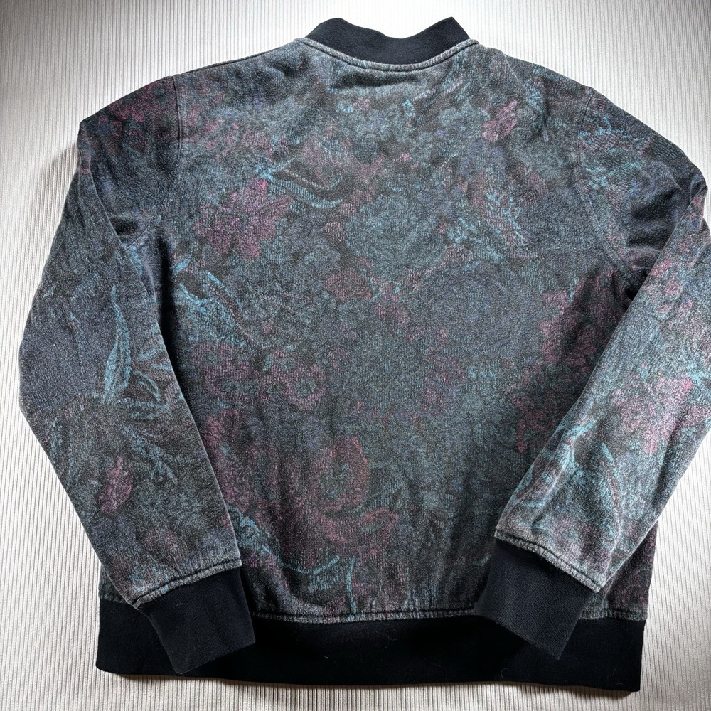 Vans‎ Floral Paisley Women's Bomber Jacket  Medium, Zip Front Long Sleeve - Picture 11 of 13
